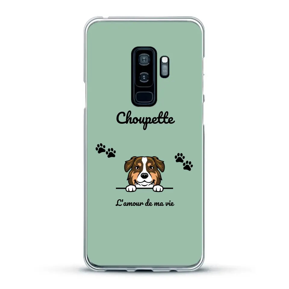 Clipart + texte libre - Coque de téléphone personnalisée