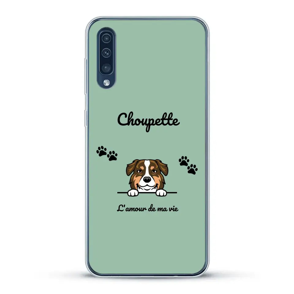 Clipart + texte libre - Coque de téléphone personnalisée