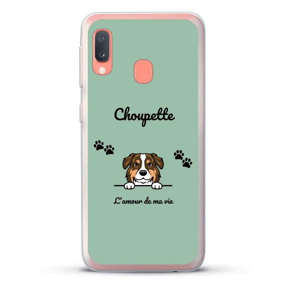 Clipart + texte libre - Coque de téléphone personnalisée