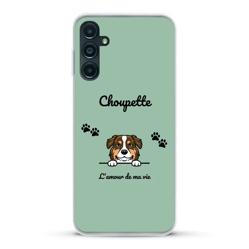 Clipart + texte libre - Coque de téléphone personnalisée