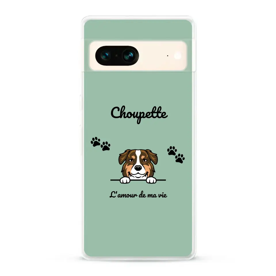 Clipart + texte libre - Coque de téléphone personnalisée