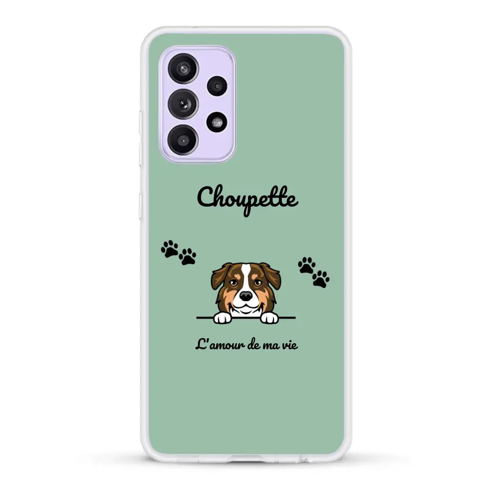 Clipart + texte libre - Coque de téléphone personnalisée