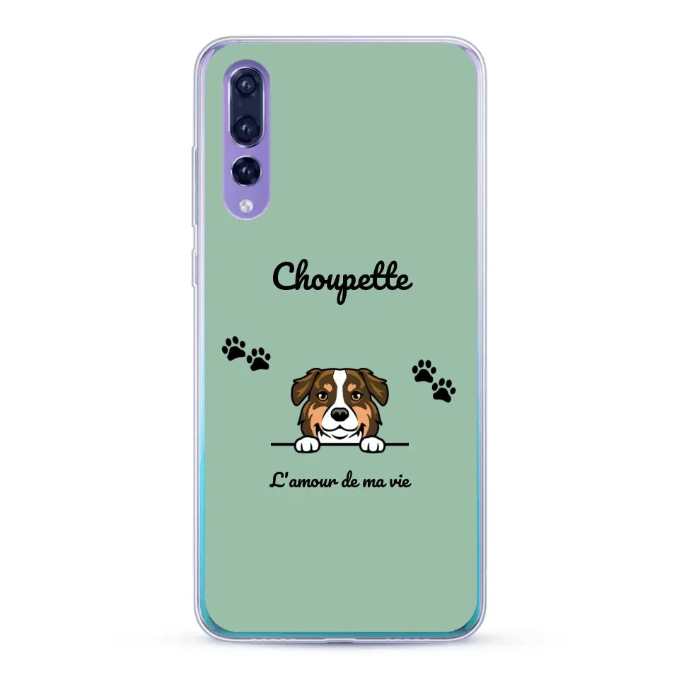 Clipart + texte libre - Coque de téléphone personnalisée