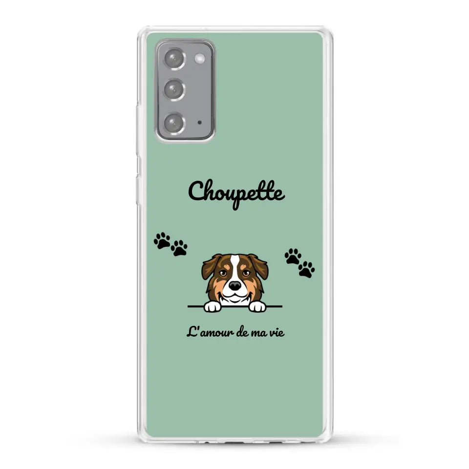 Clipart + texte libre - Coque de téléphone personnalisée