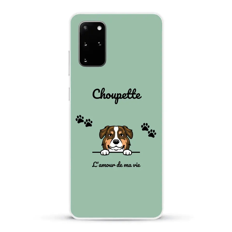 Clipart + texte libre - Coque de téléphone personnalisée