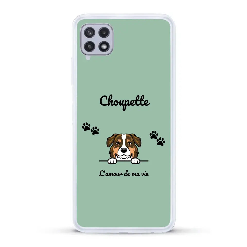 Clipart + texte libre - Coque de téléphone personnalisée