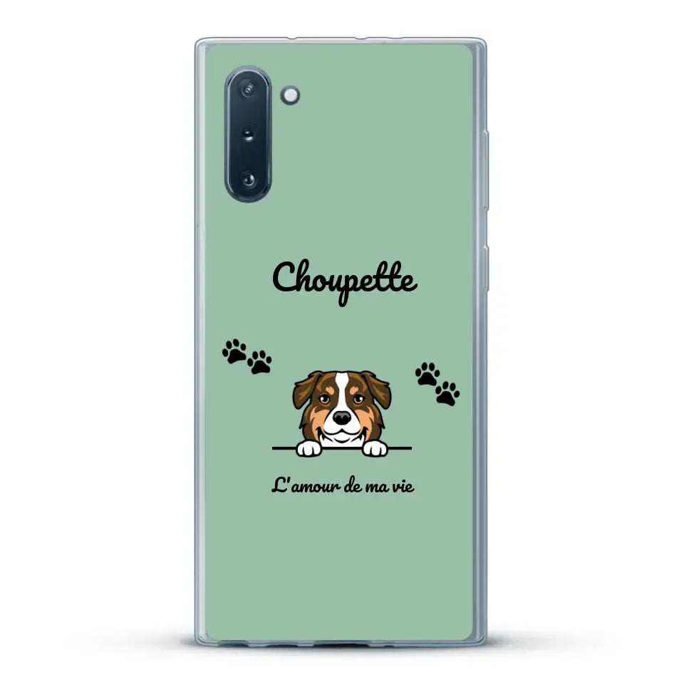 Clipart + texte libre - Coque de téléphone personnalisée