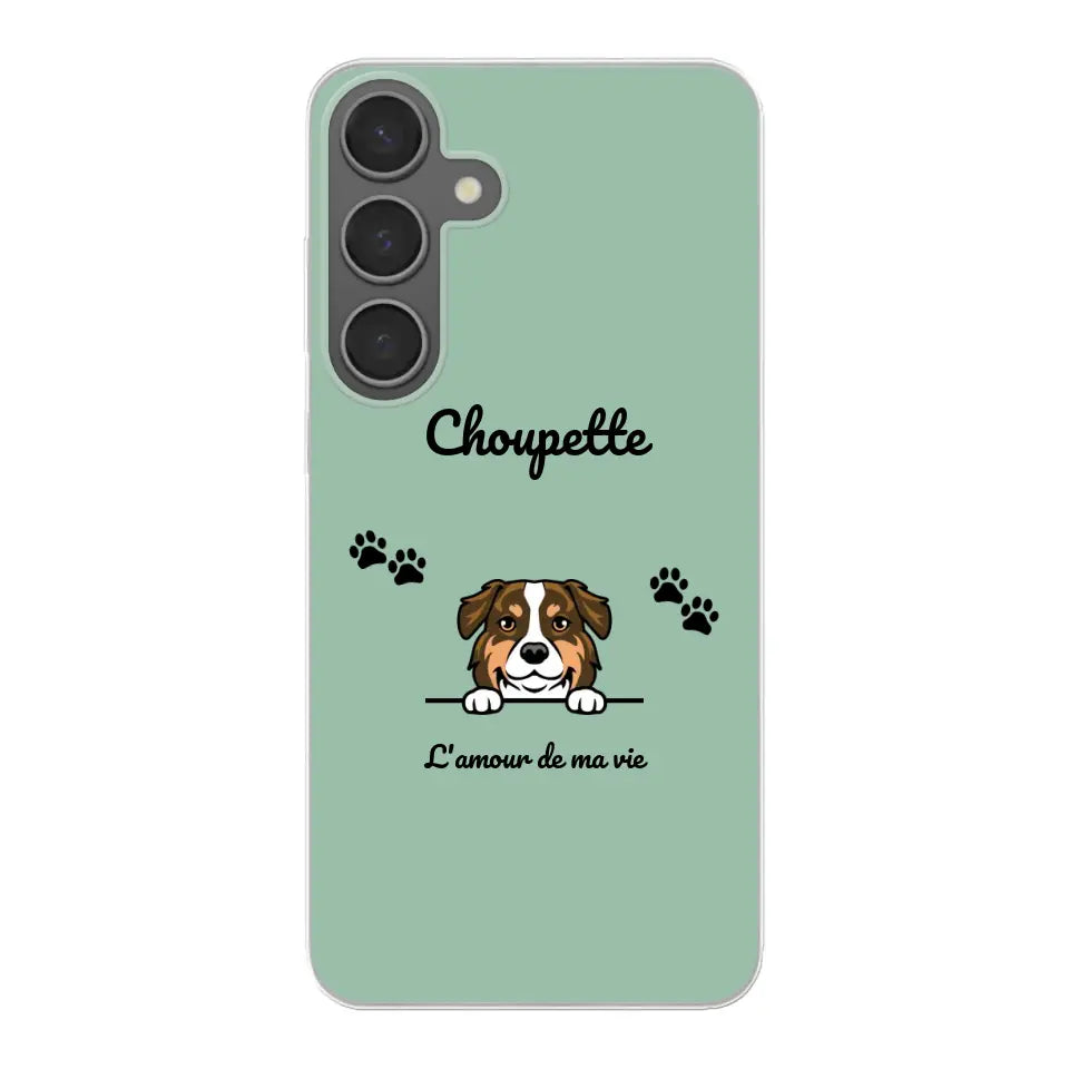 Clipart + texte libre - Coque de téléphone personnalisée