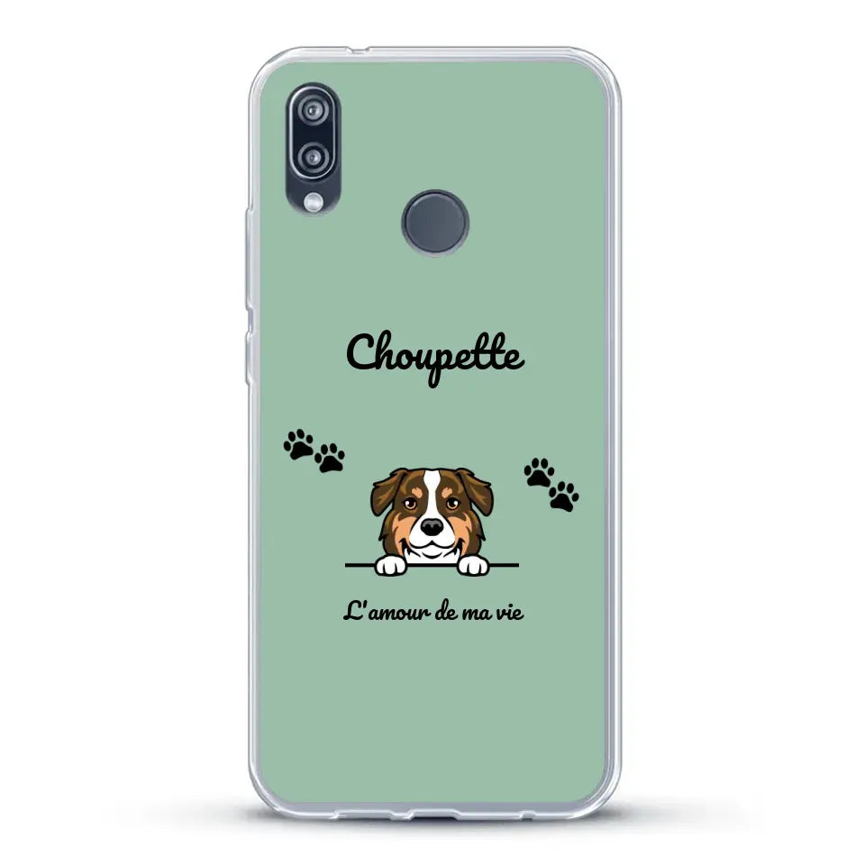 Clipart + texte libre - Coque de téléphone personnalisée