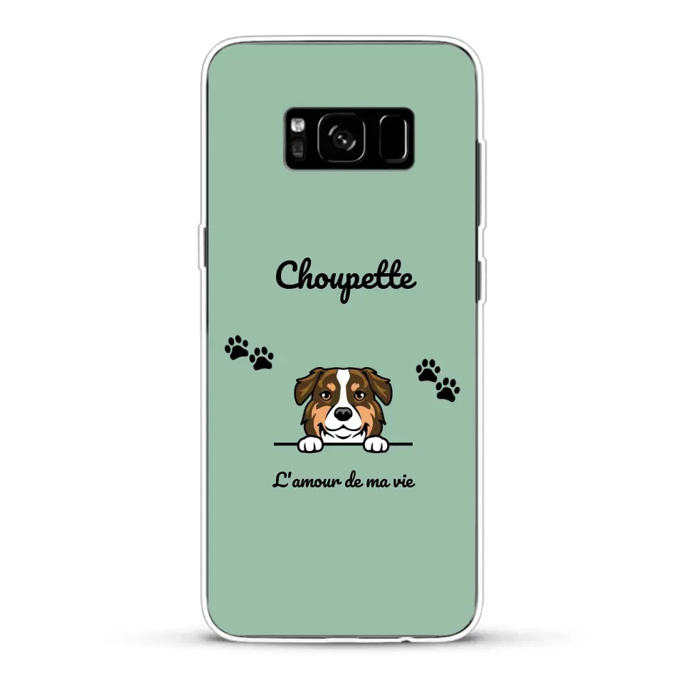 Clipart + texte libre - Coque de téléphone personnalisée