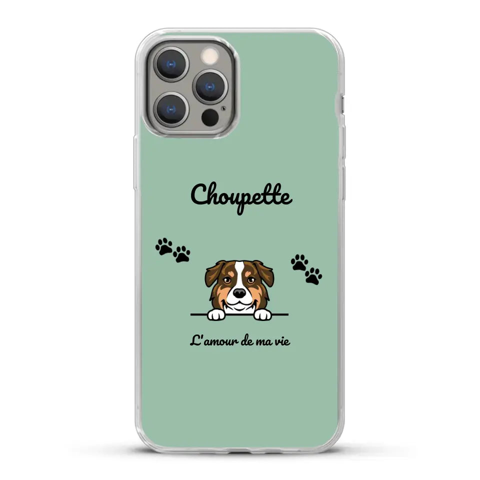 Clipart + texte libre - Coque de téléphone personnalisée