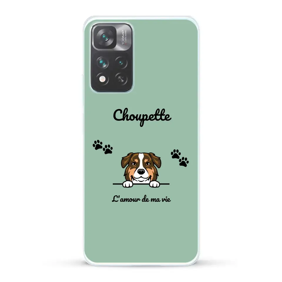 Clipart + texte libre - Coque de téléphone personnalisée