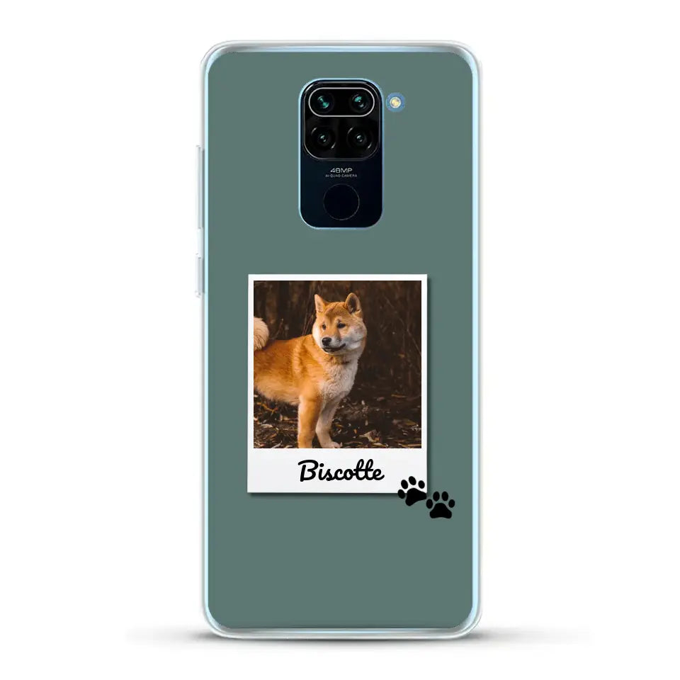 Photo polaroid avec prénom - Coque de téléphone personnalisée