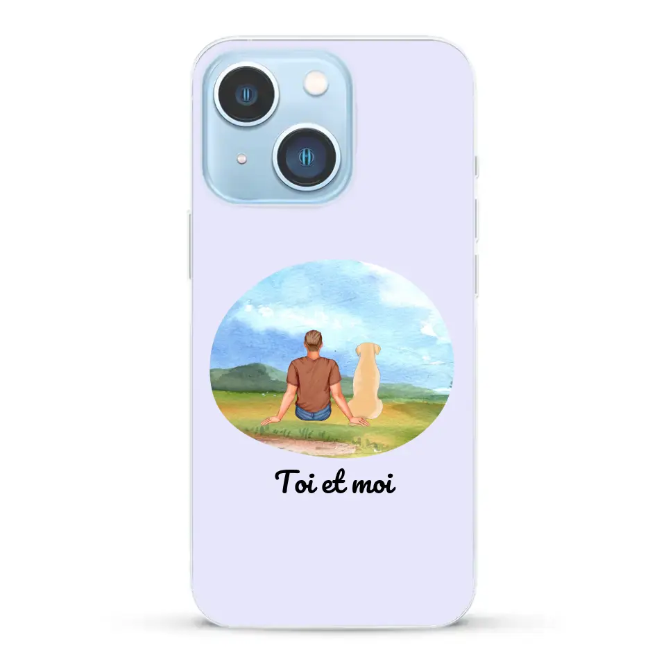 Toi et moi - Coque de téléphone personnalisée