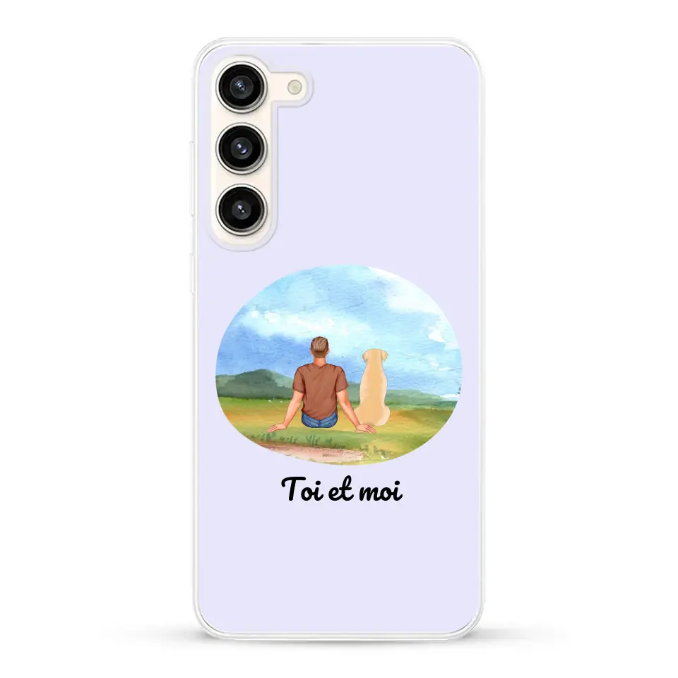 Toi et moi - Coque de téléphone personnalisée