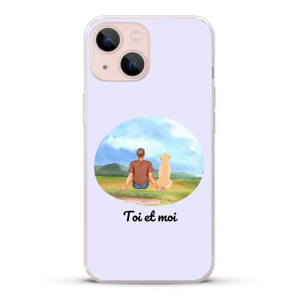 Toi et moi - Coque de téléphone personnalisée