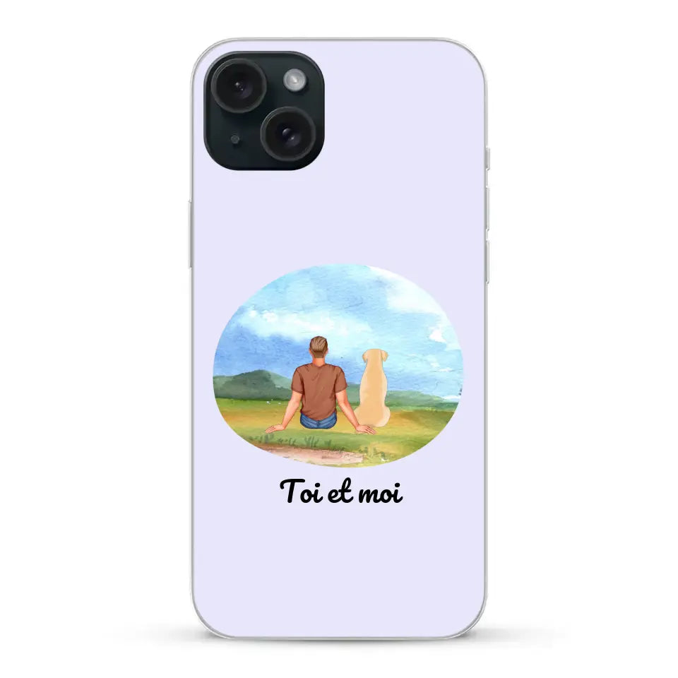 Toi et moi - Coque de téléphone personnalisée