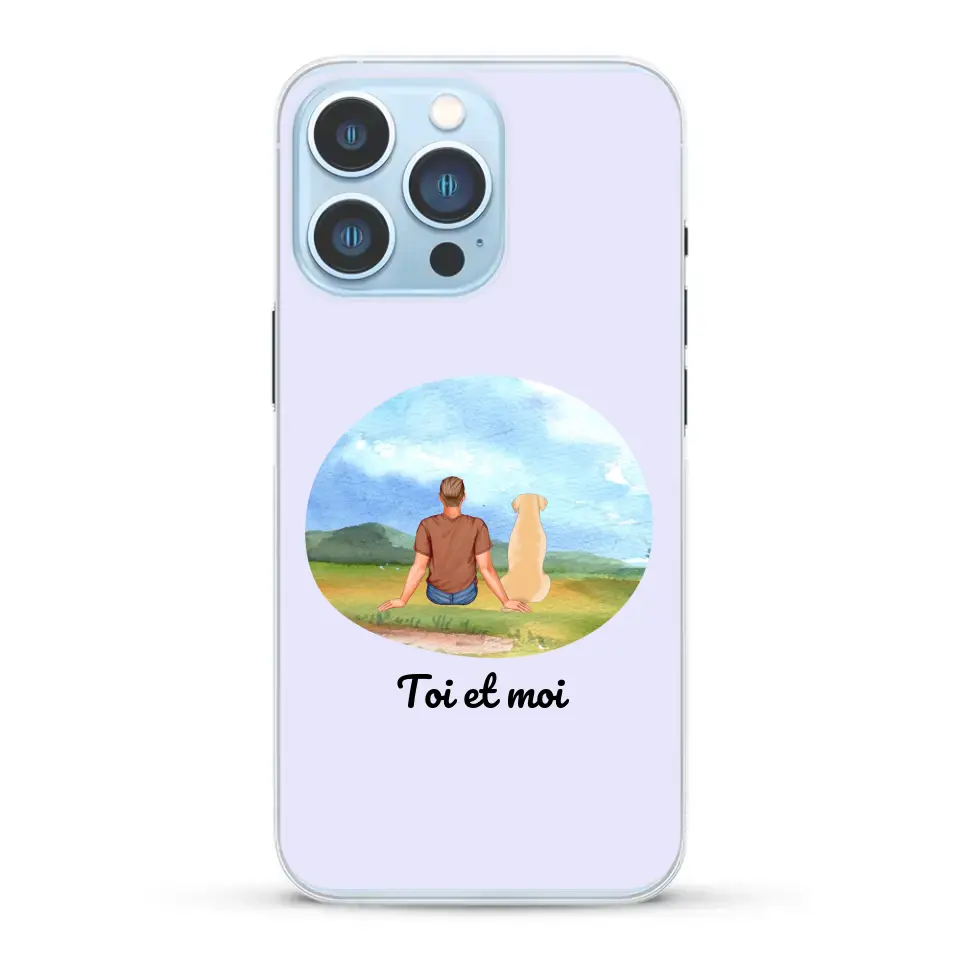 Toi et moi - Coque de téléphone personnalisée