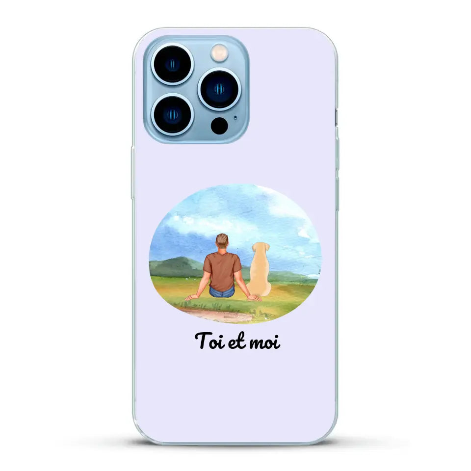 Toi et moi - Coque de téléphone personnalisée