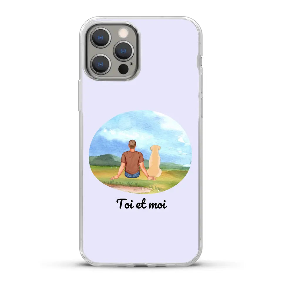 Toi et moi - Coque de téléphone personnalisée