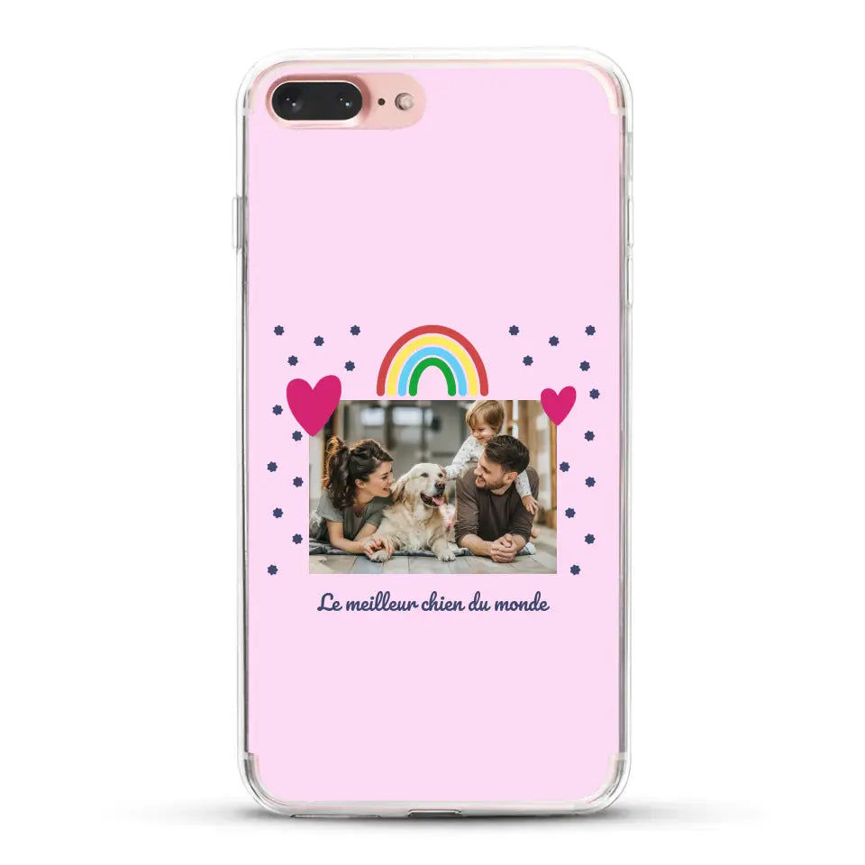 Photo vignette arc-en-ciel - Coque de téléphone personnalisée