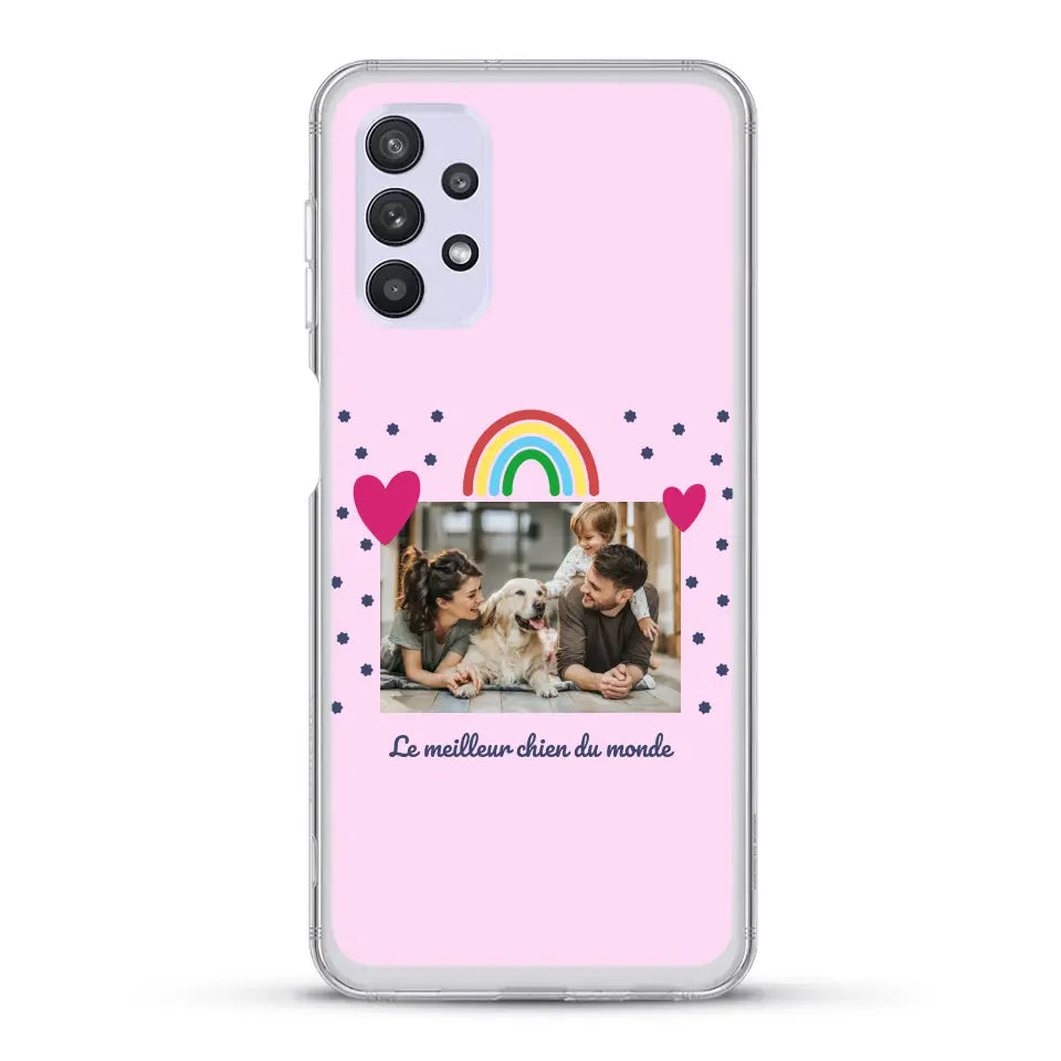 Photo vignette arc-en-ciel - Coque de téléphone personnalisée