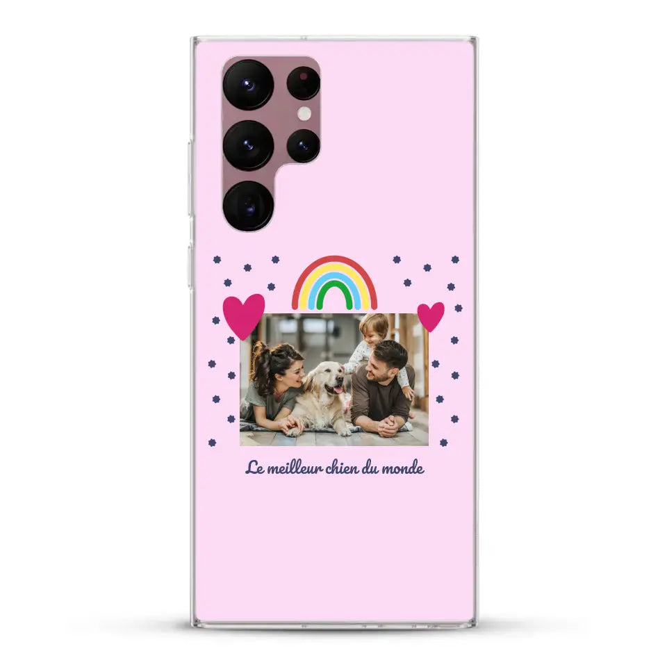 Photo vignette arc-en-ciel - Coque de téléphone personnalisée