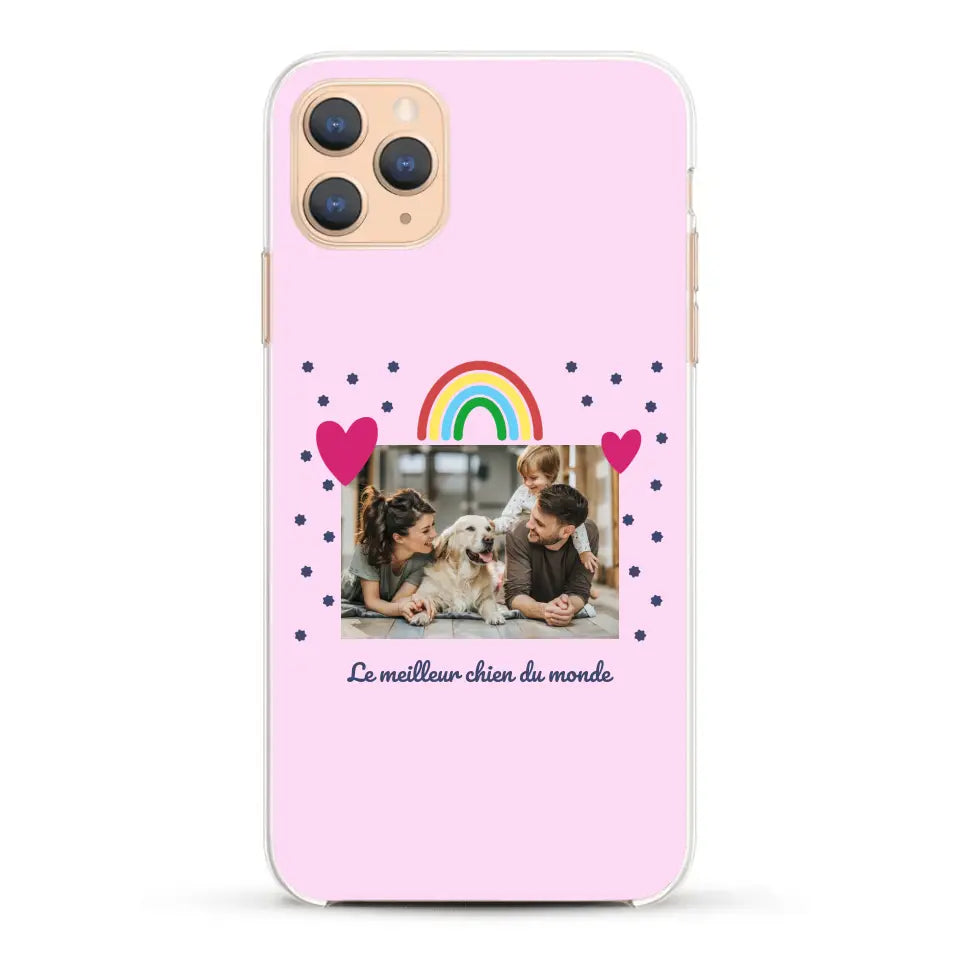 Photo vignette arc-en-ciel - Coque de téléphone personnalisée