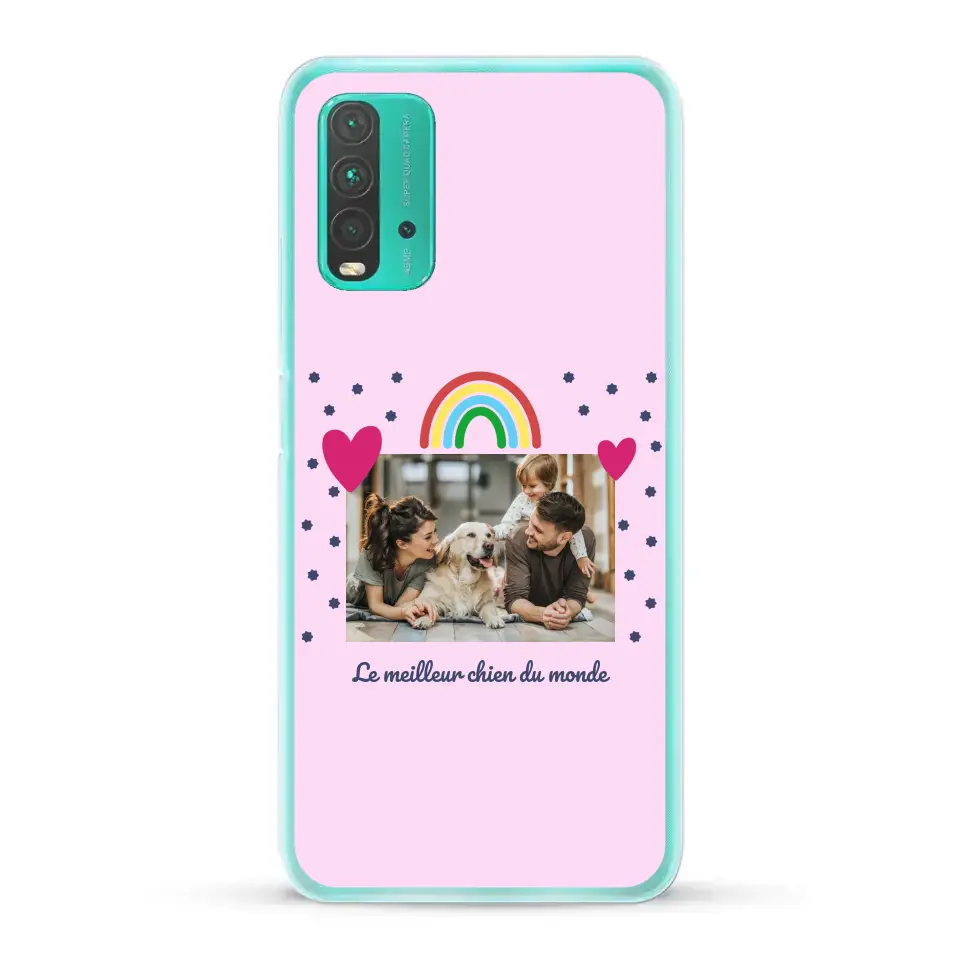 Photo vignette arc-en-ciel - Coque de téléphone personnalisée