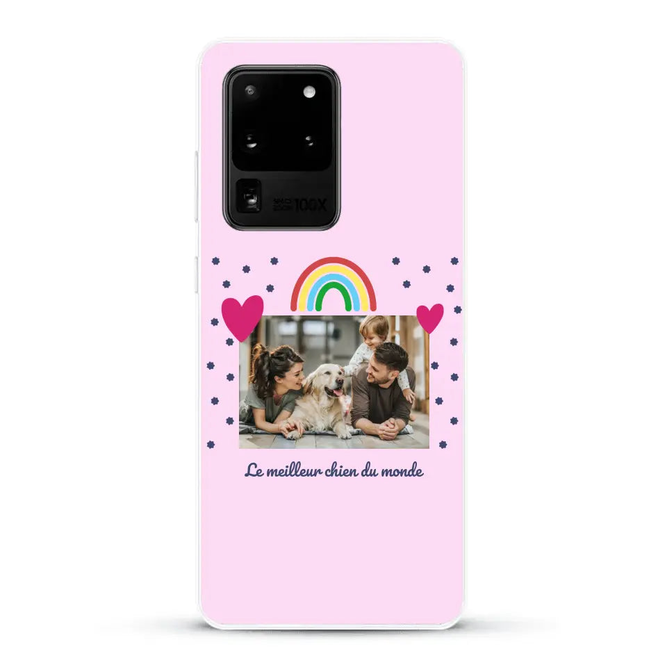 Photo vignette arc-en-ciel - Coque de téléphone personnalisée