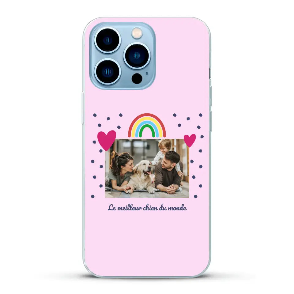 Photo vignette arc-en-ciel - Coque de téléphone personnalisée