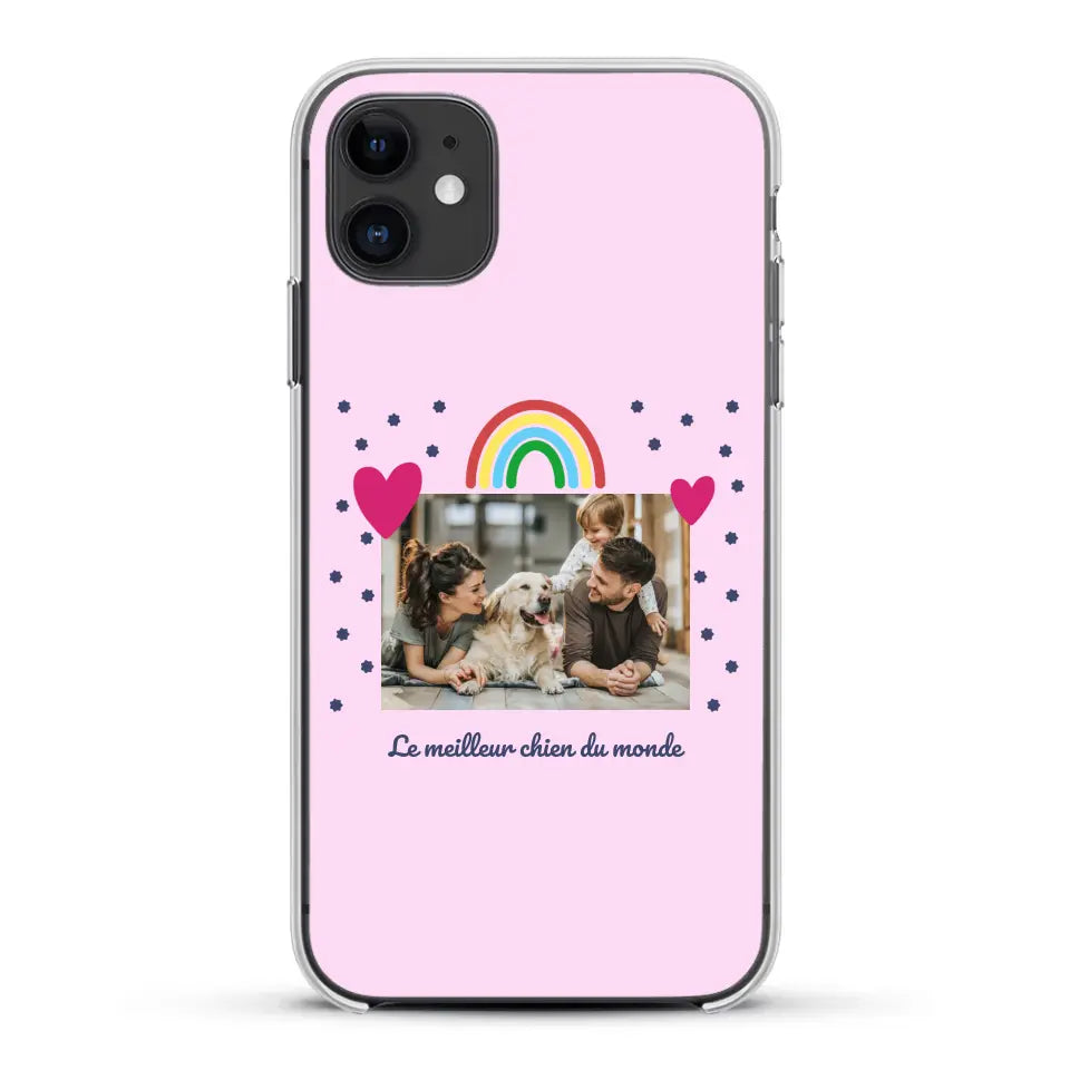 Photo vignette arc-en-ciel - Coque de téléphone personnalisée