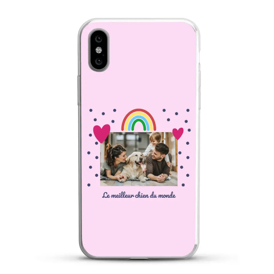 Photo vignette arc-en-ciel - Coque de téléphone personnalisée