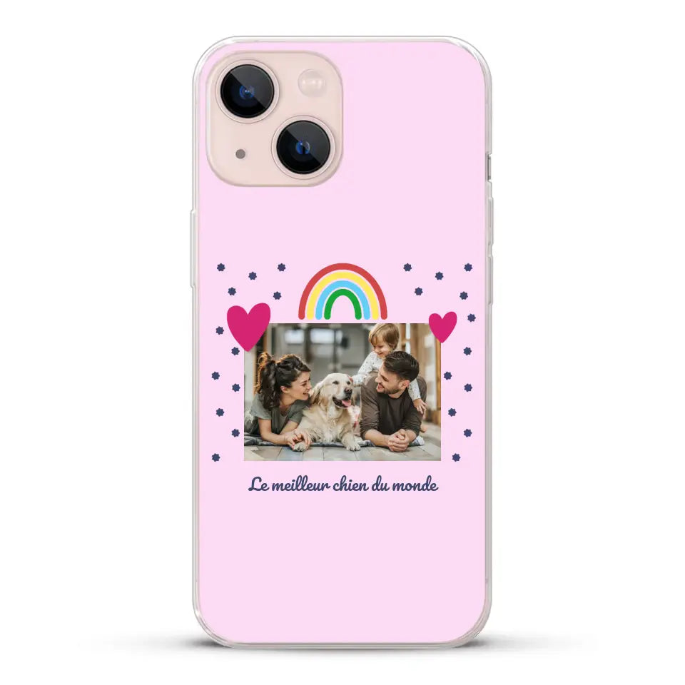 Photo vignette arc-en-ciel - Coque de téléphone personnalisée