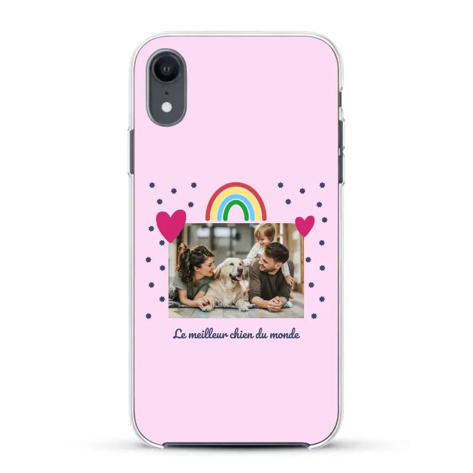 Photo vignette arc-en-ciel - Coque de téléphone personnalisée