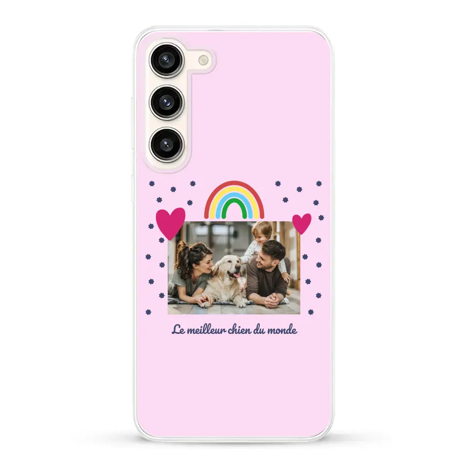 Photo vignette arc-en-ciel - Coque de téléphone personnalisée