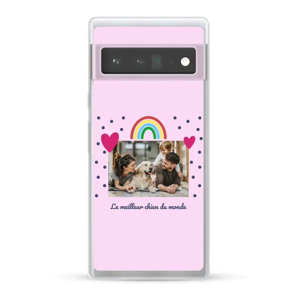 Photo vignette arc-en-ciel - Coque de téléphone personnalisée