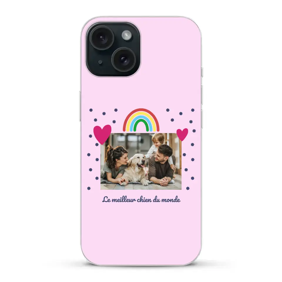 Photo vignette arc-en-ciel - Coque de téléphone personnalisée