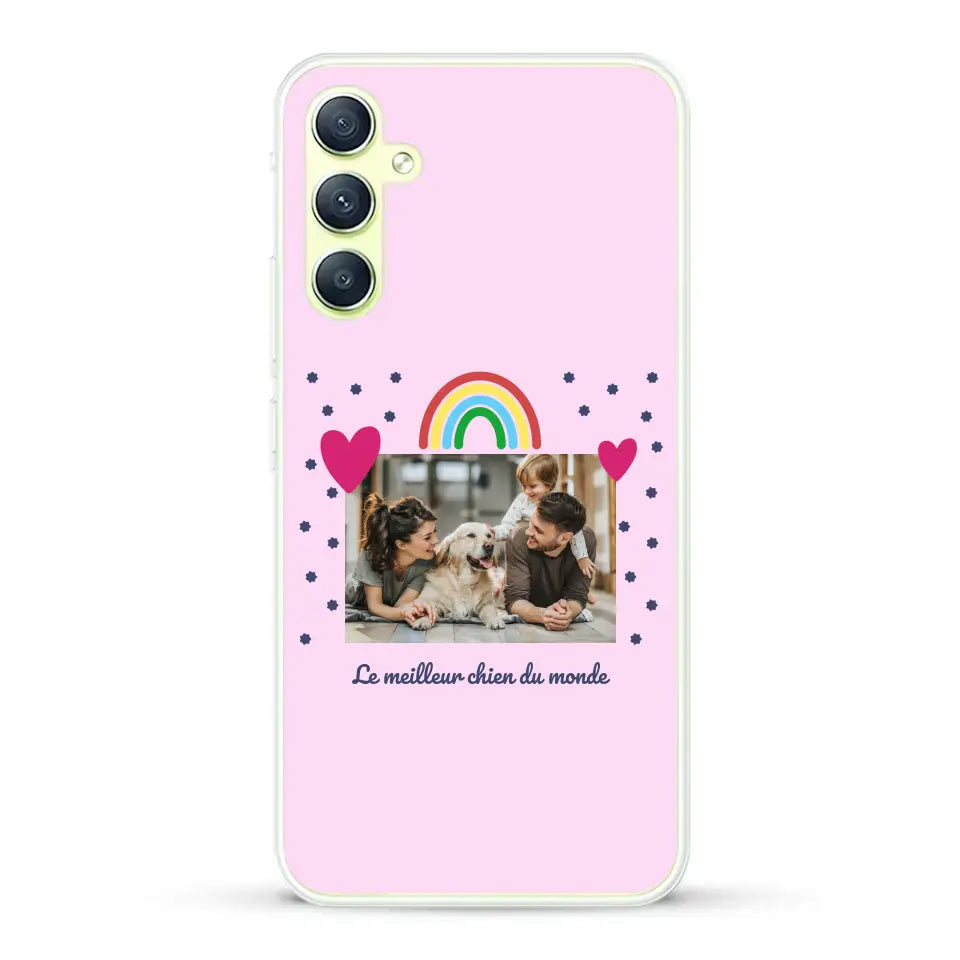 Photo vignette arc-en-ciel - Coque de téléphone personnalisée