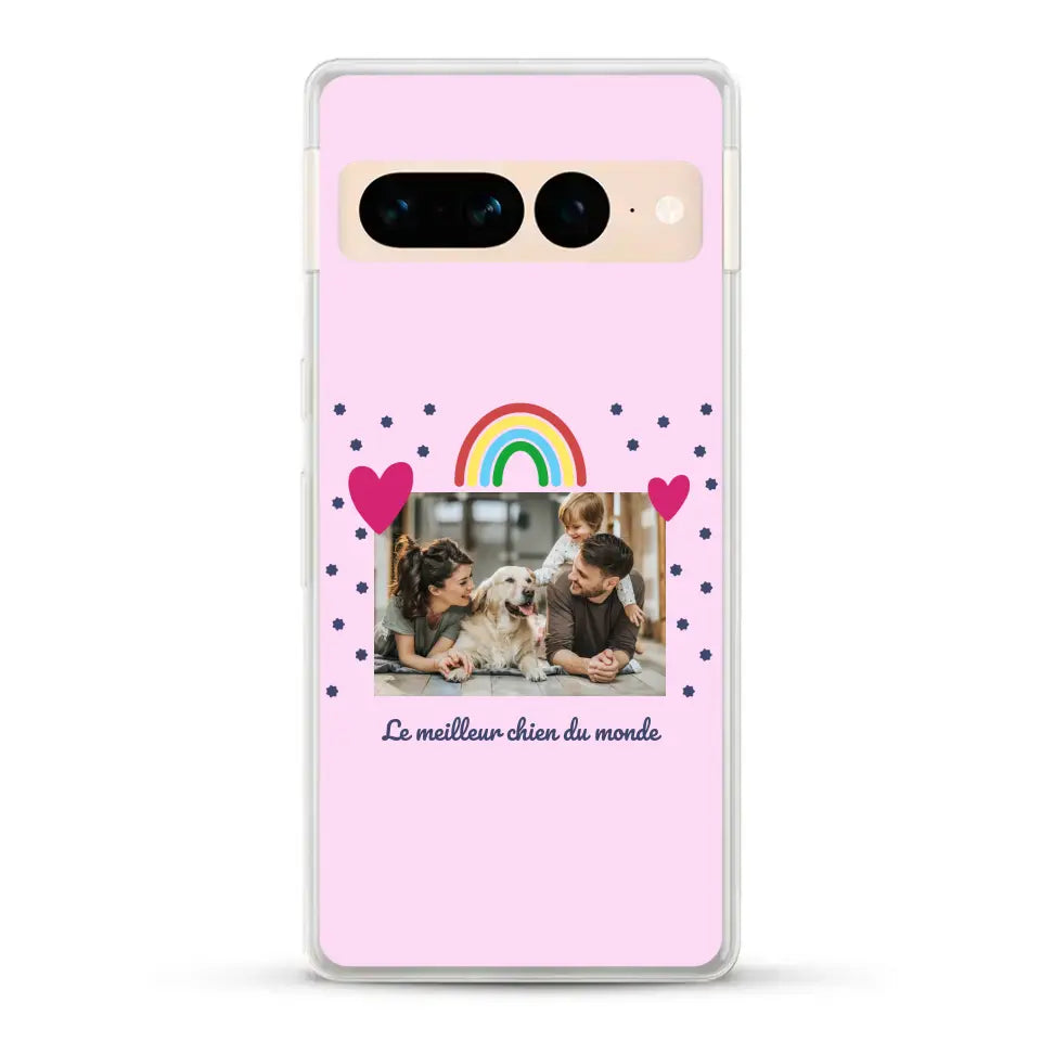 Photo vignette arc-en-ciel - Coque de téléphone personnalisée