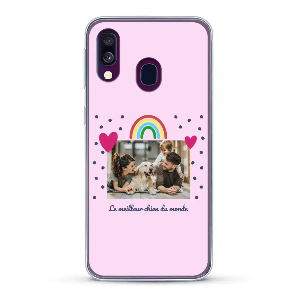 Photo vignette arc-en-ciel - Coque de téléphone personnalisée