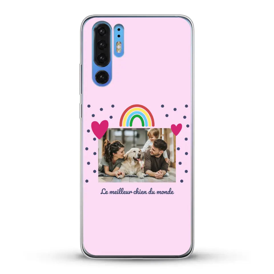 Photo vignette arc-en-ciel - Coque de téléphone personnalisée