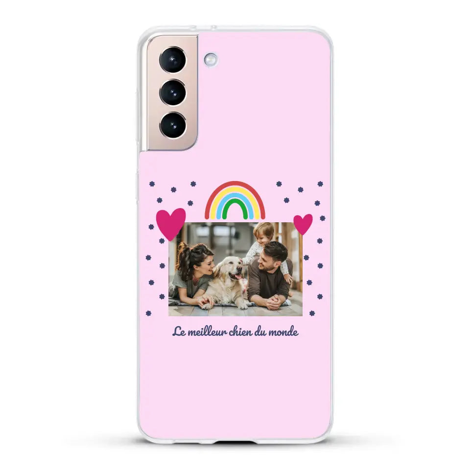 Photo vignette arc-en-ciel - Coque de téléphone personnalisée