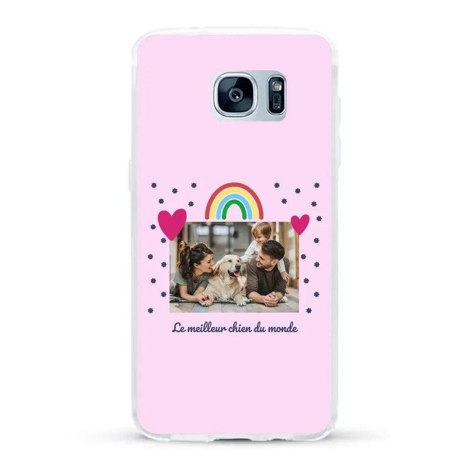 Photo vignette arc-en-ciel - Coque de téléphone personnalisée