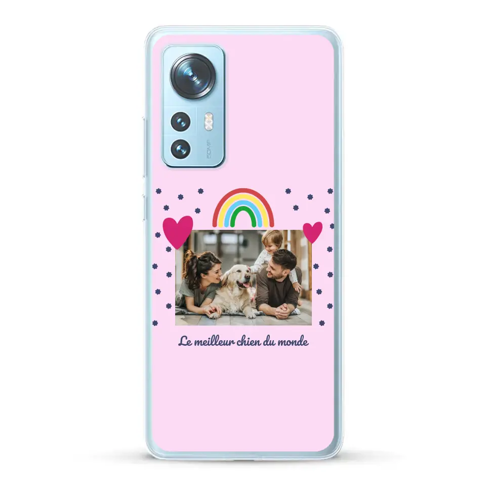 Photo vignette arc-en-ciel - Coque de téléphone personnalisée