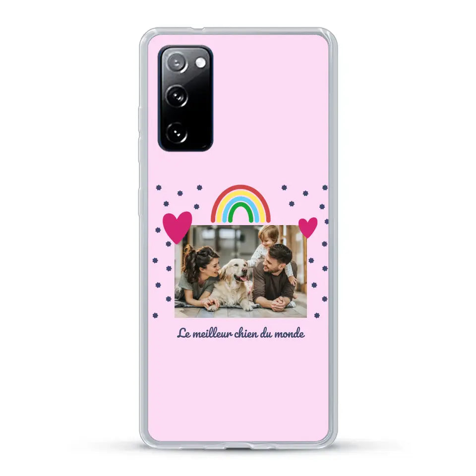 Photo vignette arc-en-ciel - Coque de téléphone personnalisée