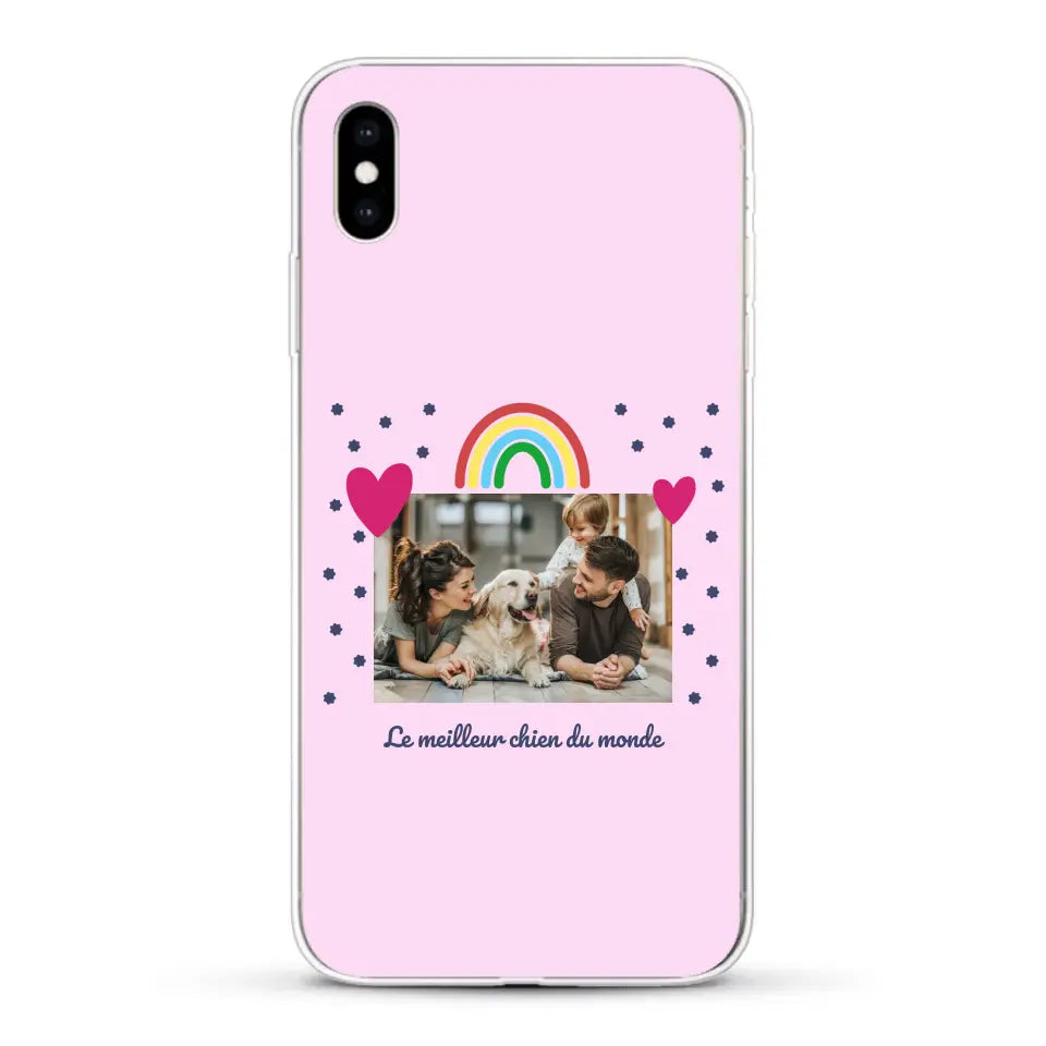 Photo vignette arc-en-ciel - Coque de téléphone personnalisée