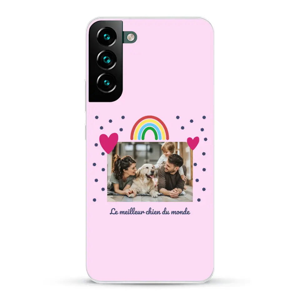 Photo vignette arc-en-ciel - Coque de téléphone personnalisée