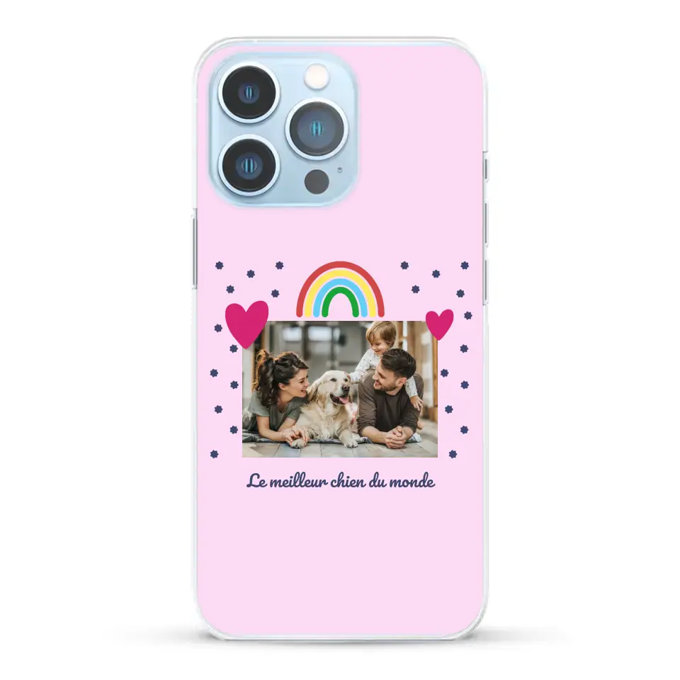 Photo vignette arc-en-ciel - Coque de téléphone personnalisée