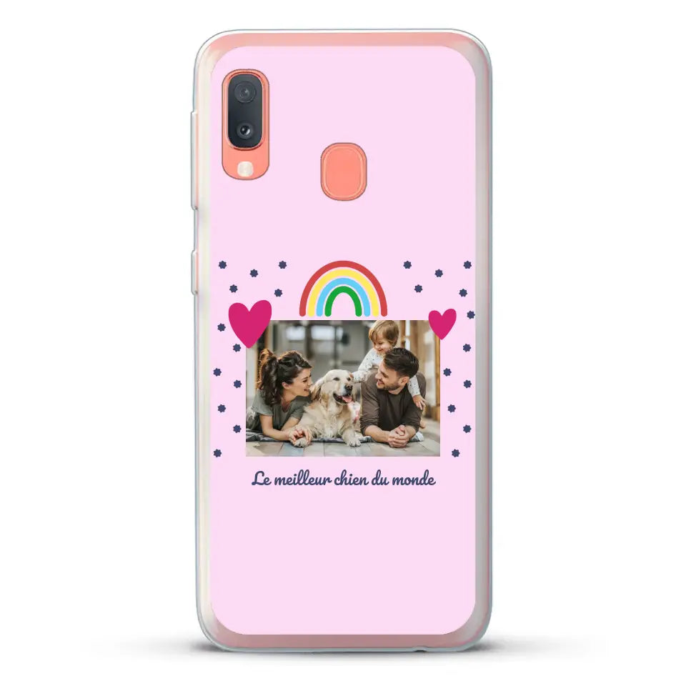 Photo vignette arc-en-ciel - Coque de téléphone personnalisée